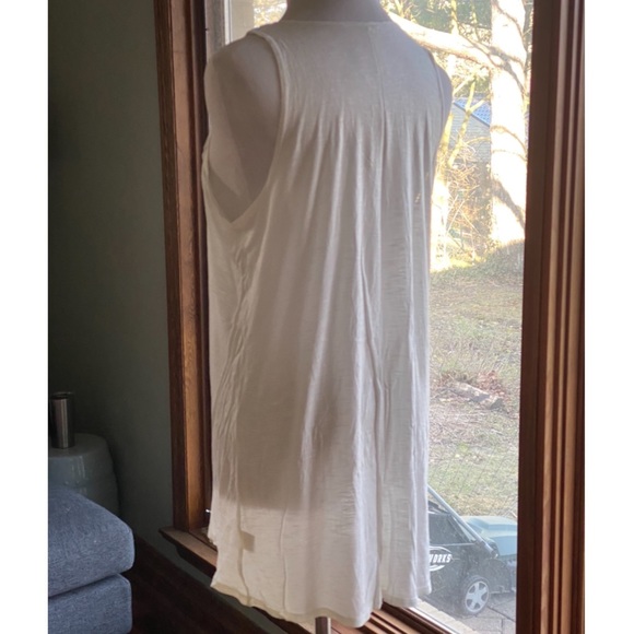 Loveappella Beaded Bodice Tank In Cream - Picture 4 of 4